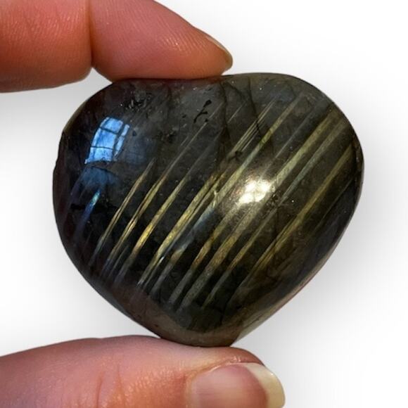 Labradorite Heart #1 - Picture 1 of 4